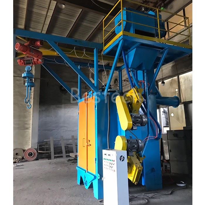 Double hook shot blasting machine2