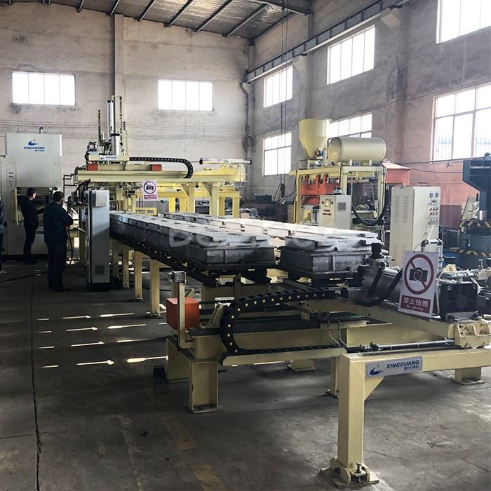 horizontal automatic green sand molding machine5