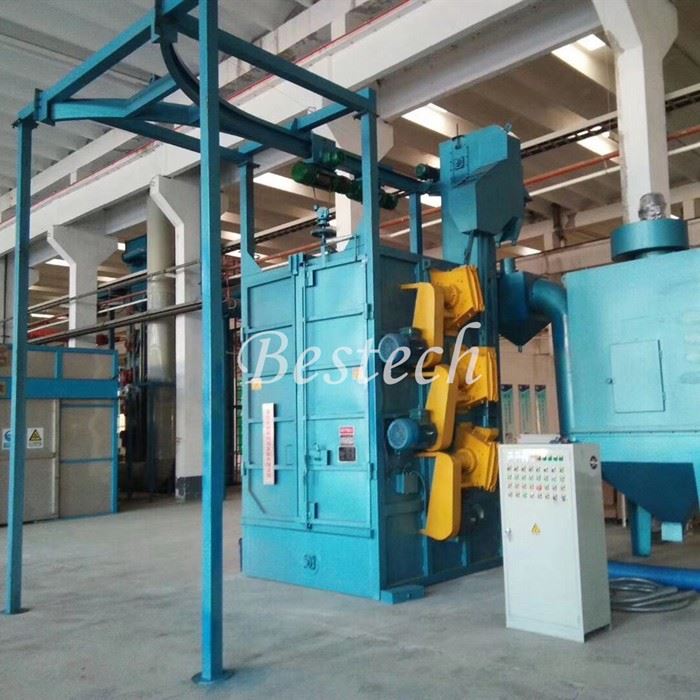 Hanger Hook Shot Blasting Machine For Casting Metal Surface Treatment